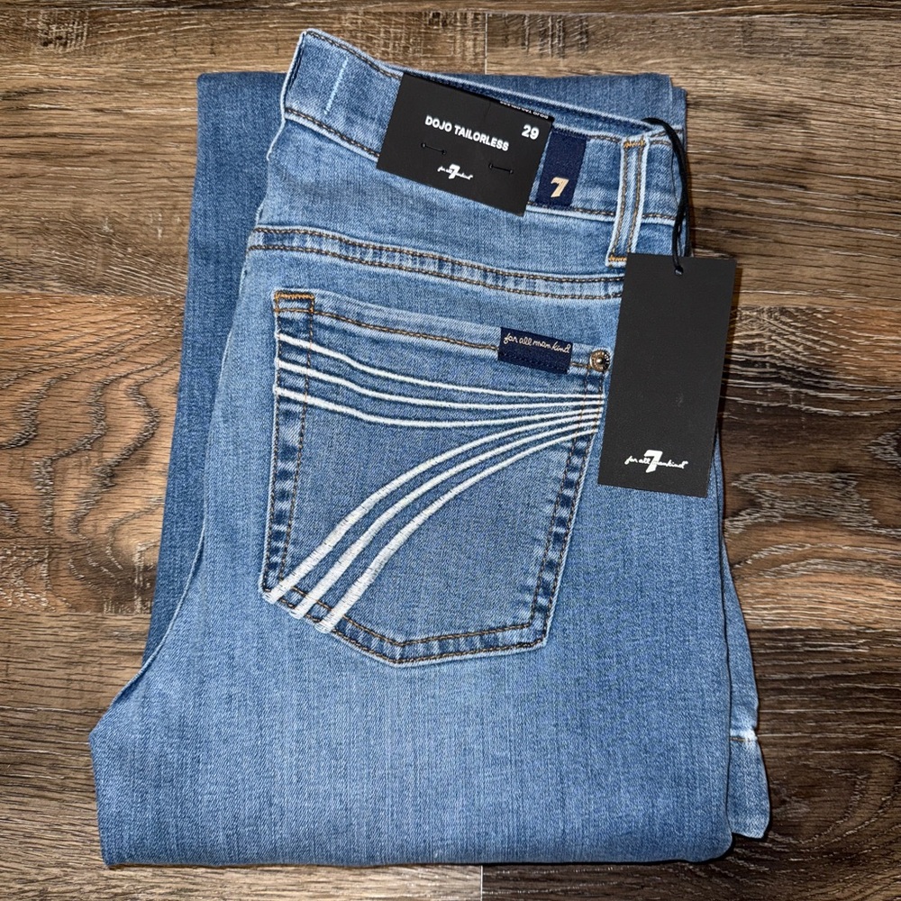 NWT 7 For All Mankind Dojo Tailorless Jeans 7FAMK